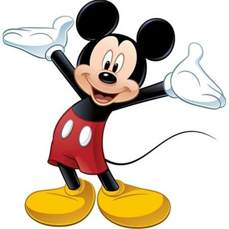 D2D TECHNOLOGIES Mickey and Friends Mickey Mouse Giant Wall Decal D228792